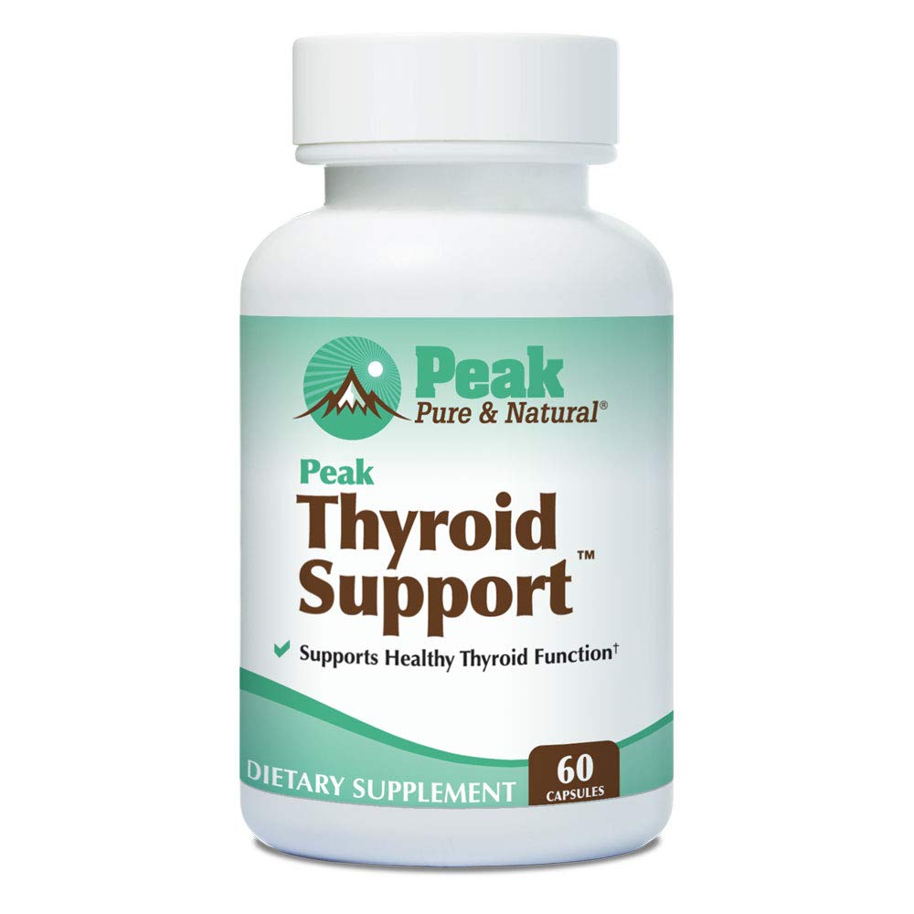 Support de la thyroïde par Peak Pure & Natural.Supplément de la thyroïde et du métabolisme Booster pour soutenir l'entretien du poids.