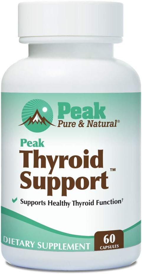 Support de la thyroïde par Peak Pure & Natural.Supplément de la thyroïde et du métabolisme Booster pour soutenir l'entretien du poids.