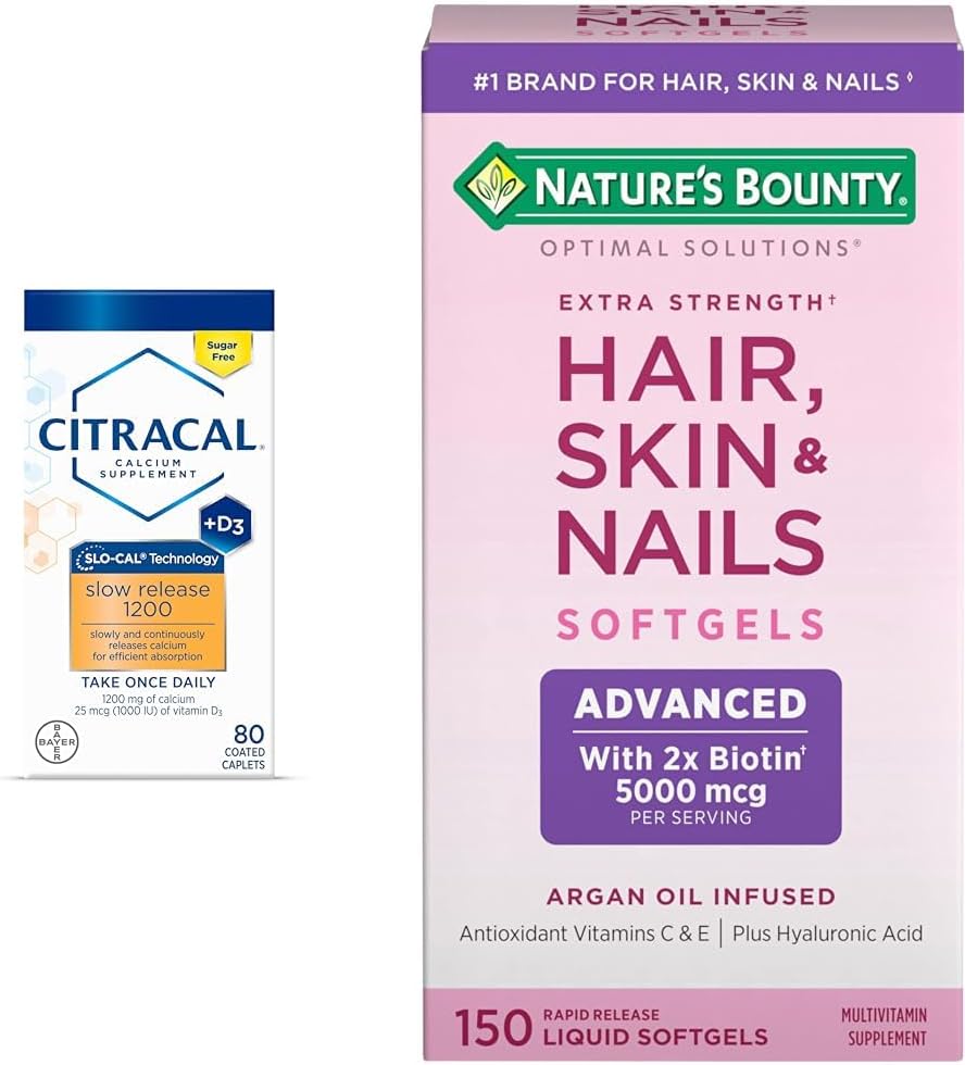 CITRACAL à libération lente 1200, 1200 mg de citrate de calcium et de mélange de carbonate de calcium et de la nature