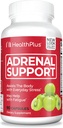 Health Plus Adrenal Cleanse Ashwagandha Capsules pour la fonction adrénale et le soutien antioxydant et le soulagement du stress, 90 Capsules