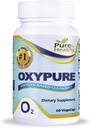 Pure & Healthy Oxypure Magnesium Oxide Colon Cleanser with Sodium Bicarbonate Veggie Capsules 60 Count
