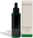 HigherDOSE Detox Drops - Liquid Chlorophyll Water Drops to Support Daily Detox & Boost Skin's Natural Glow - Plant Powered Formula with Milk Thistle, Beetroot Juice, Magnesium & Minerals (2 oz)