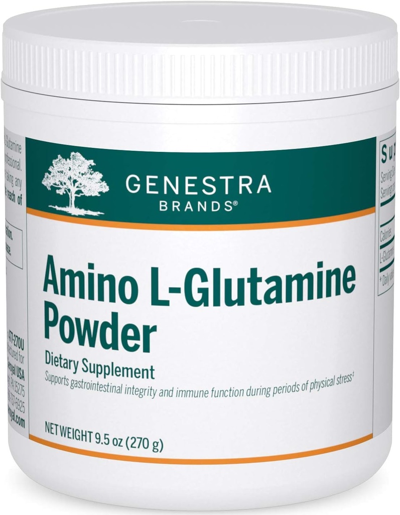 Genestra Marques Amino L-Glutamine Poudre de L-Glutamine.