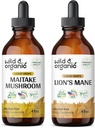 Teinture de champignons sauvage et biologique 4 fl oz & Lion's Mane Teinture 4 fl oz