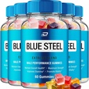 Gummies en acier bleu - Gummies de chanvre en acier bleu, Gummies de chanvre en acier bleu - Préparation avancée de l'huile de chanvre naturel, Gummies de chanvre en acier bleu Avis (5 Pack - 300 Gummies)