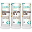 Baume apaisant tout usage – Calendule organique, égyptienne et primrose du soir – Démangeaison pour les tourteaux, rash de couches, peau irritée, bâton de baume bébé – Sans cruauté par Mambino Organics, 3-Pack