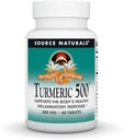 Source Naturals Turmeric, soutient la réponse inflammatoire saine du corps*, 500 mg - 60 comprimés