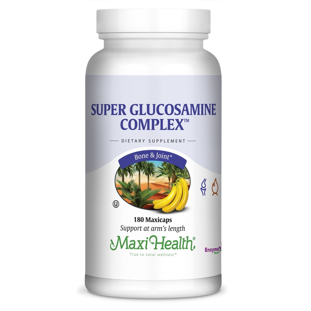 Maxi Health Super Glucosamine Complex - Formule articulaire - avec MSM - 180 Capsules - Kosher