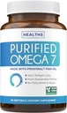 Omega 7 Supplément pour les femmes et les hommes - Haute puissance et pureté Acid Palmitoleic Faty Acid Fish Oil Supplément du provinal breveté avec le plus faible acide palmitique - Source durable (3 mois d'approvisionnement)