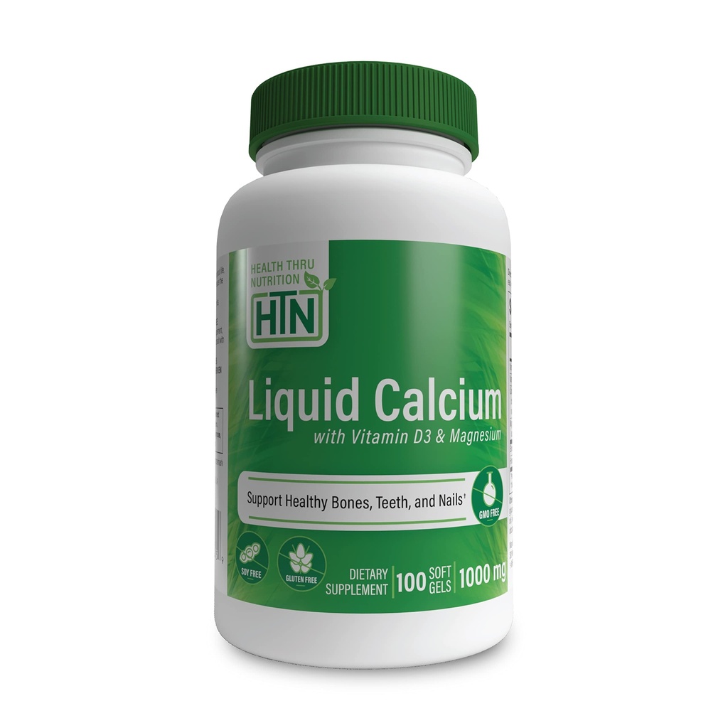 Santé Thru Nutrition Calcium liquide 1000mg, magnésium 400mg, vitamine D3 1000iu et Boron.