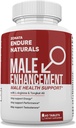Zonata Endure Naturals Support de la force, Endura Naturals Male Enhancing Supplément - Endura Naturals Male Pills - 60 Comte