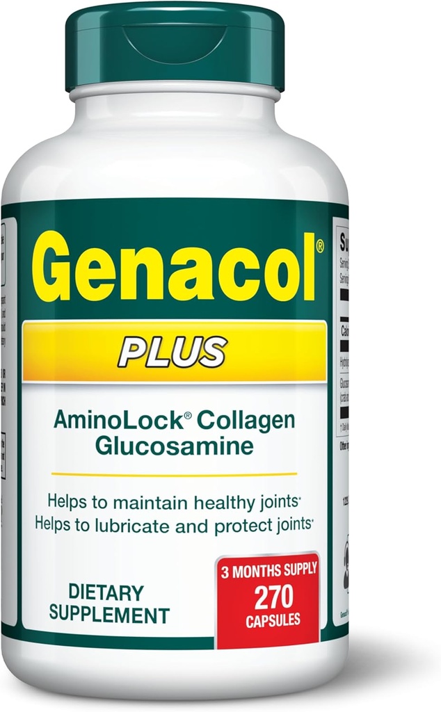 Genacol Glucosamine et Collagen Joint Supplément 270 Capsules