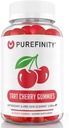 PUREFINITY Tart Gommies de cerise – Flush d'acide urique pour le soulagement et la récupération articulaires, antioxydant extrait de jus brut – non-OGM, sans gluten, végétalien, compte 60