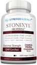 Sciences approuvées Stonexyl - Support à base de plantes pour les pierres rénales - 60 capsules - Chanca Piedra - Haute absorption - 1 mois d'approvisionnement - Vegan