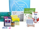 Ensemble de soins allergiques pour les amis malades avec des allergies ou de la fièvre de foin, Get Well Soon Panier Cadeau, Boîte No. 07 (Moyenne)