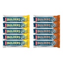 CLIF Builders - Beurre d'arachides au chocolat et amande de vanille - Lot variétif - Barres de protéines à base végétale - Sans gluten - Non-OGM - Faible glycémique - 20g Protéines - 2,4 oz (10 Nombre)