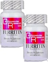 Recherche cardiovasculaire Ferritin (biodisponible en fer), 60 Compte (paquet de 2)