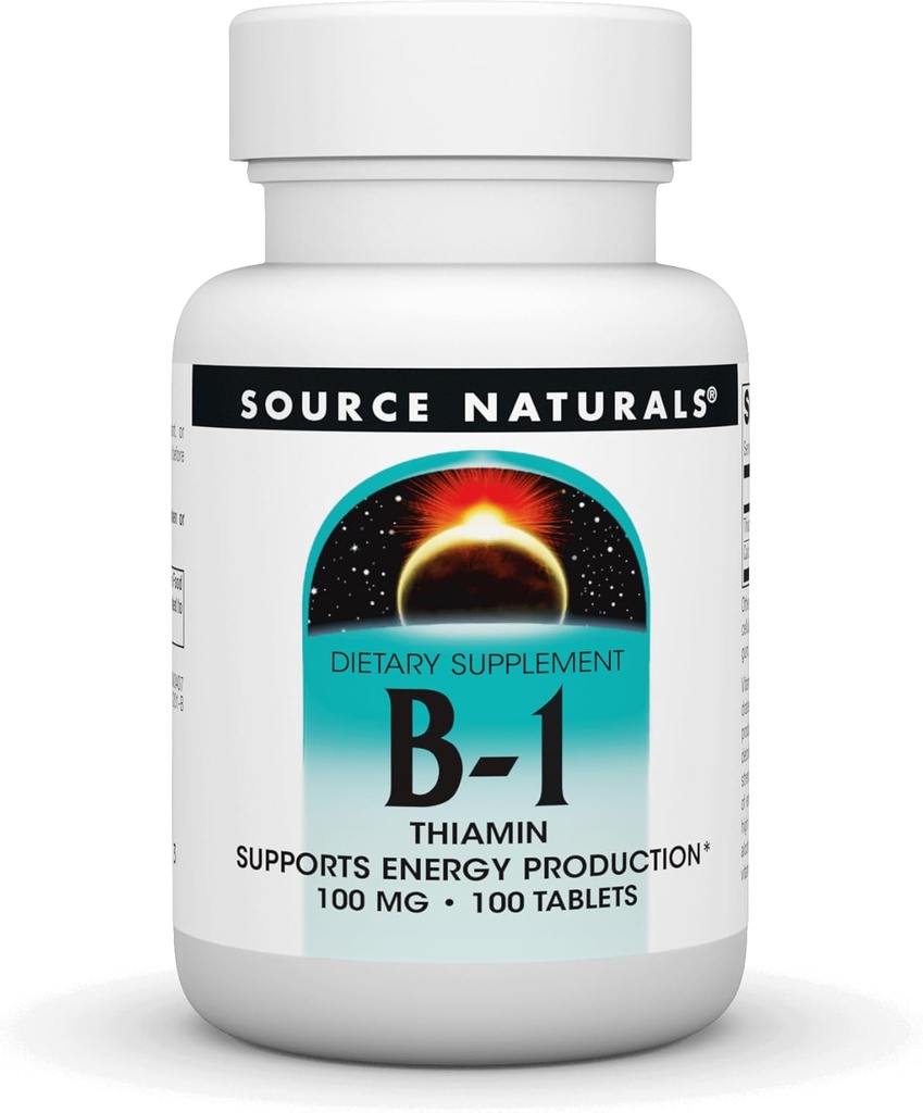 Vitamin B-1 100mg Source Naturals, Inc. 100 Tabs