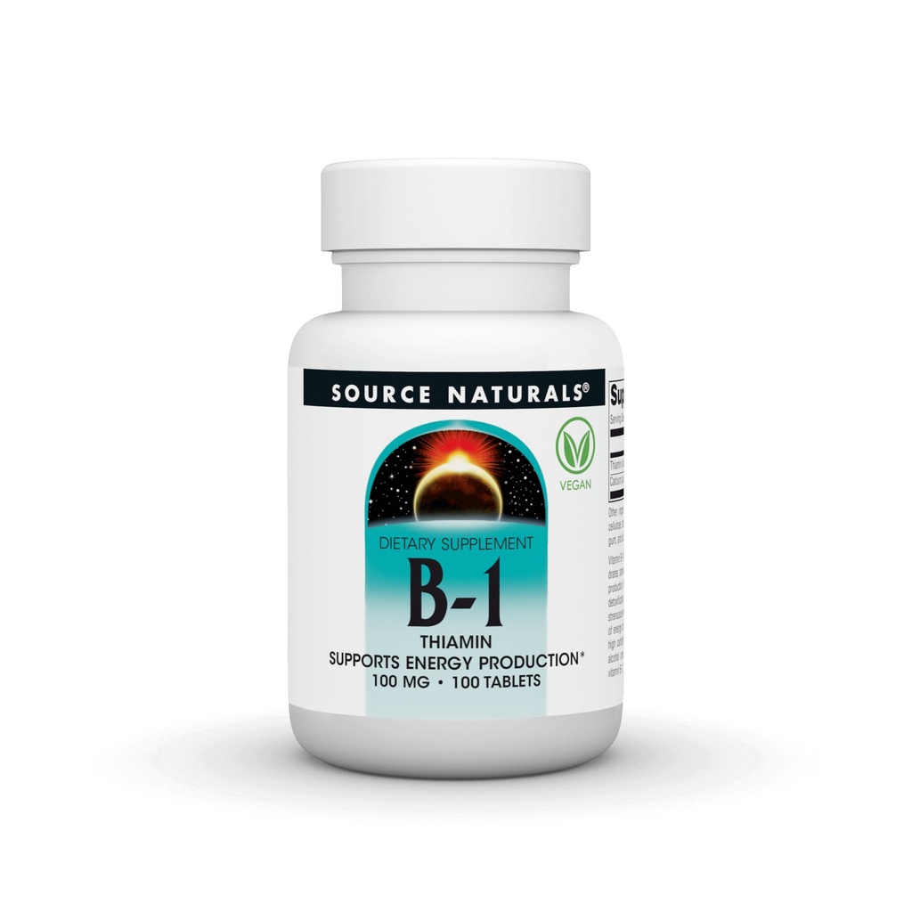 Vitamine B-1 100mg Source Naturals, Inc. 100 Tabs