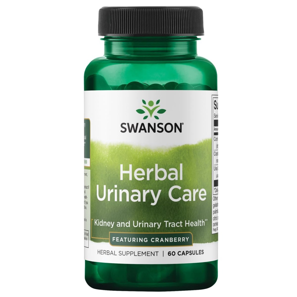 Swanson Soins urinaires à base de plantes 60 capsules