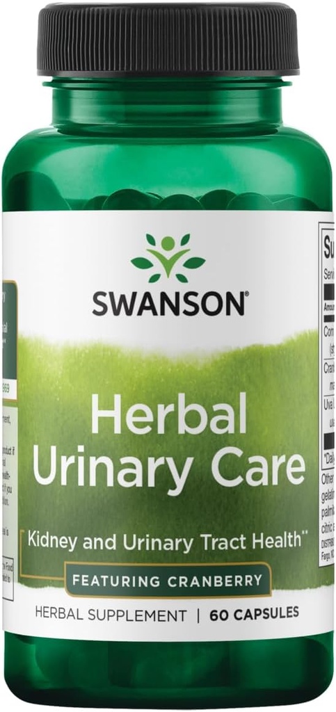 Swanson Soins urinaires à base de plantes 60 capsules