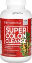 Health Plus Super Colon Cleanse: 10-Day Cleanse -Detox | 18 Cleanses, 720 Capsules, Package may vary