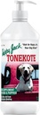 Happy Jack Tonekote Dog Skin & Coat Supplement, huile pour chiens avec des acides gras essentiels et des vitamines pour le soulagement des démangeaisons, les taches chaudes, l'enrobage, la peau sèche, l'excessive Shedding, 16 oz