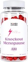Ménopause Knockout AM - Ménopause naturelle + Soulagement multisymptômes périménopause pour les éclairs chauds, les éraflures d'humeur, gain de poids, manque d'énergie, fatigue, maux de tête (1 mois d'approvisionnement), 60,0 Compte