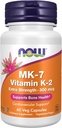 NOW Foods Supplements, Vitamin K2 (MK-7) 300 mcg, Extra Strength, Supports Bone Health*, 60 Veg Capsules