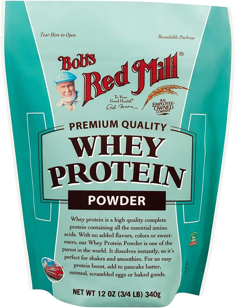 Bob's Red Mill en poudre naturelle de protéines de lactosérum 12 once (paquet de 2)