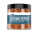 Éléments terriens Cayenne Pepper 200 Capsules, pures et non diluées, sans additifs