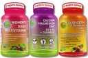 Ensemble de soutien à base d'Immune, d'os et d'énergie – Quercetine avec Bromelain, Vitamine C & Zinc + Magnésium de calcium avec D3, K2 & Turmeric + Femmes Multivitamine avec Fer et Superfoods organiques