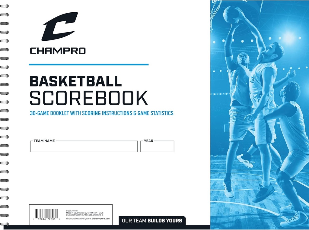 Livre de score de basketball Champro (Blanc)