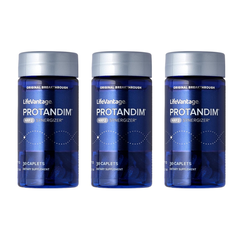 Protandim Nrf2 Synergizer 90 capsules (3 bouteilles) Nrf2 Activateur, Supplément sur le vieillissement en santé, Antioxydants contre le stress oxydatif, mélange de 5 herbes, soutient la santé cellulaire, Ashwagandha, Turmeric, Thistle de lait