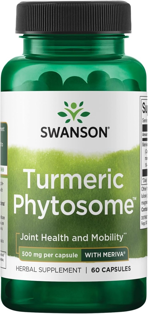 Swanson Phytosome curcuma avec Meriva 500 Milligrammes 60 Capsules