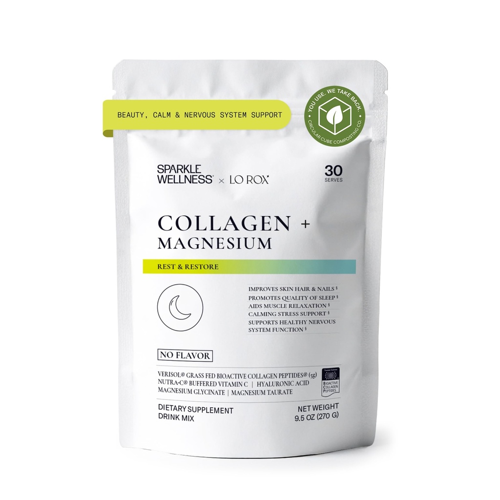 Collagène Magnésium Repos + Restore (No Flavor) [30 Sers]