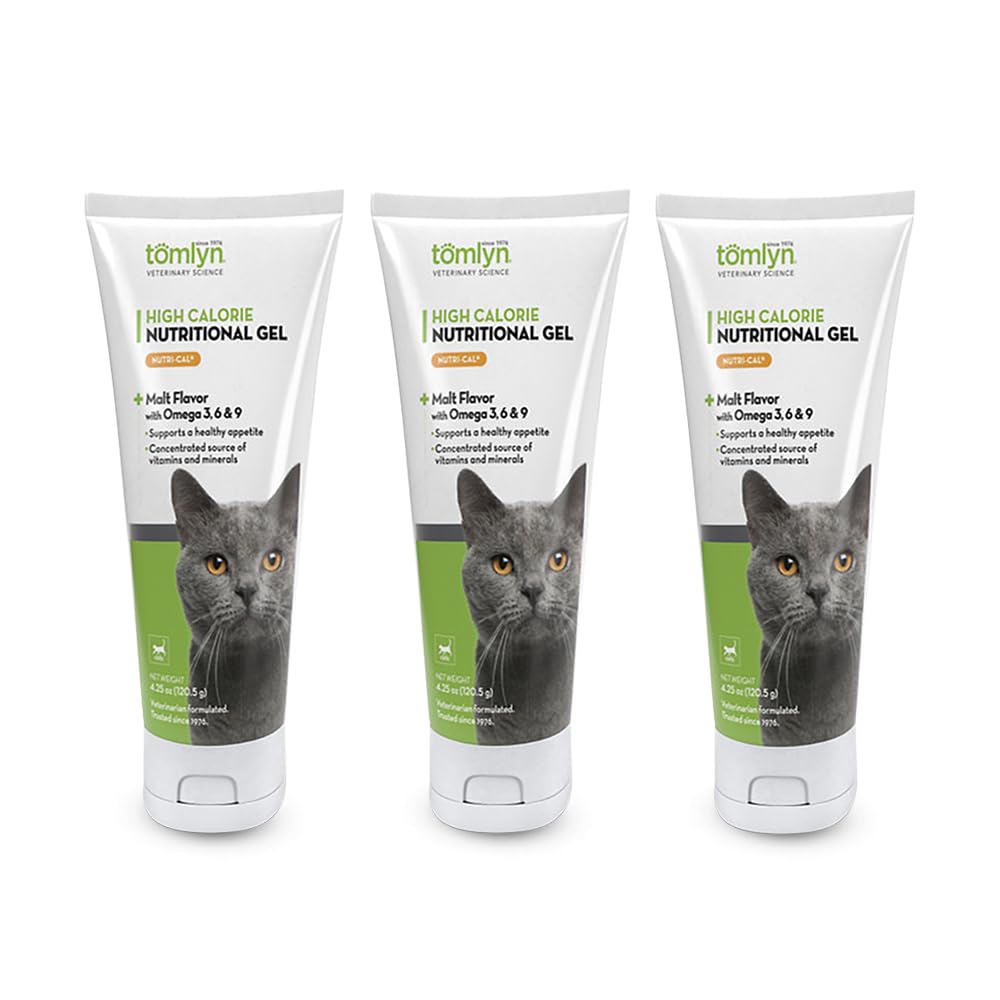 Nutri-cal pour les chats supplément diététique haute calories, tube de 4,25 onces (paquet de 3)