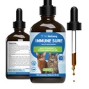 Bien-être des animaux Bien sûr pour les chats - soutient les défenses immunitaires normales, Gut Flora Balance, Andrographis, Echinacea, vitamine C, zinc - Vétérinaire-formulé supplément à base de plantes 4 oz (118 ml)