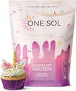 Une poudre de protéines à base végétale de Sol Lean, de pois et de riz brun, faible teneur en glucides, végétalien - sans gluten, lactose et soja - Pas d'ajout de sucre, non-OGM, nutrition propre, pas de ballonnement (Licorne)