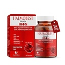 SantéMeilleure haute puissance Capsules de fer douces 100mg , libération lente Fer pour l'absorption plus rapide, non constipante , vitamine C , B12 , Folate Zinc & Sélénium pour l'anémie , l'hémoglobine et l'immuno-support