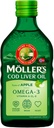 Moller's Fish Oil Norwegian Natural Flavour - Dietary Supplement, 8,45 fl oz (Lemon, pomme, fruits, arômes naturels) (250 ml, non aromatisé (naturel))