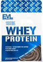 Évlution Nutrition 100% Whey Protein, 25g de Whey Protein, 6g de BCAA, 4g de glutamine, sans gluten (1 LB, chocolat double riche)
