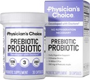 CHOIX de médecin Prébiotique-probiotique - Probiotiques multi-trains et prébiotiques synergiques -Conçu pour la santé digestive, soutenir le microbiome de Gut - puissant prépro pour la santé de Gut - pour les femmes et les hommes