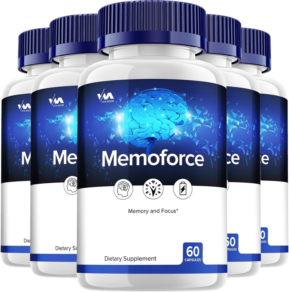 Capsules de supplément de Mémoforce de Vitamoon – pilules Nootropiques de Mémoforce, concentré de clarté de Mémoforce et critiques, 300 capsules