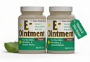 Marques de base - Onguent vitamine E - 2 oz - Amélioration de l'humidité - Peut aider à réduire l'apparence des cicatrices, marques stretch, lignes fines et rides - 2-pack