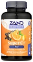 Zand Immunity Super C+ PM, Nighttime Immune Support Plus Mélatonine, 1000mg PureWay-C Vitamine C, Zinc, D3 & Elderberry, Absorption améliorée - 60 comprimés, 30 portions