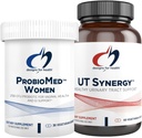 Designs for Health Vaginal Probiotic & UT Support Bundle - ProbioMed Women Probiotic (30 Capsules) pour Gut Health & Vaginal pH, UT Synergy (60 Capsules) Soutien au piège urinaire avec Hibiscus & D-Mannose