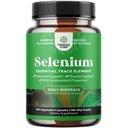 Capsules de sélénium sans levure 200mcg - supplément de sélénium de haute puissance pour l'immunité antioxydante et thyroïdien support Trace minéral essentiel - Vegan Non-OGM sans gluten et fabriqué aux États-Unis - 100 Compte