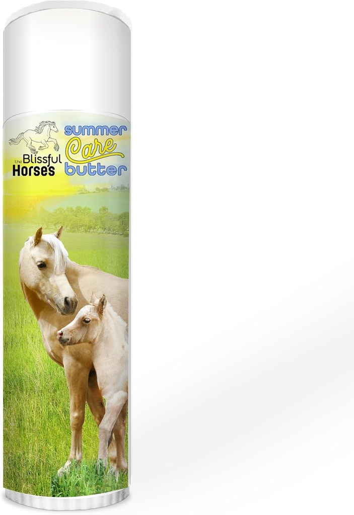 Le Beurre d'Été des Chevaux Bénéfices, Coffre-fort solaire pour Chevaux doux, Solution de bloc solaire Hippique facile à appliquer, Les essentiels du Cheval pour la protection solaire toute la journée, 0.50 oz.
