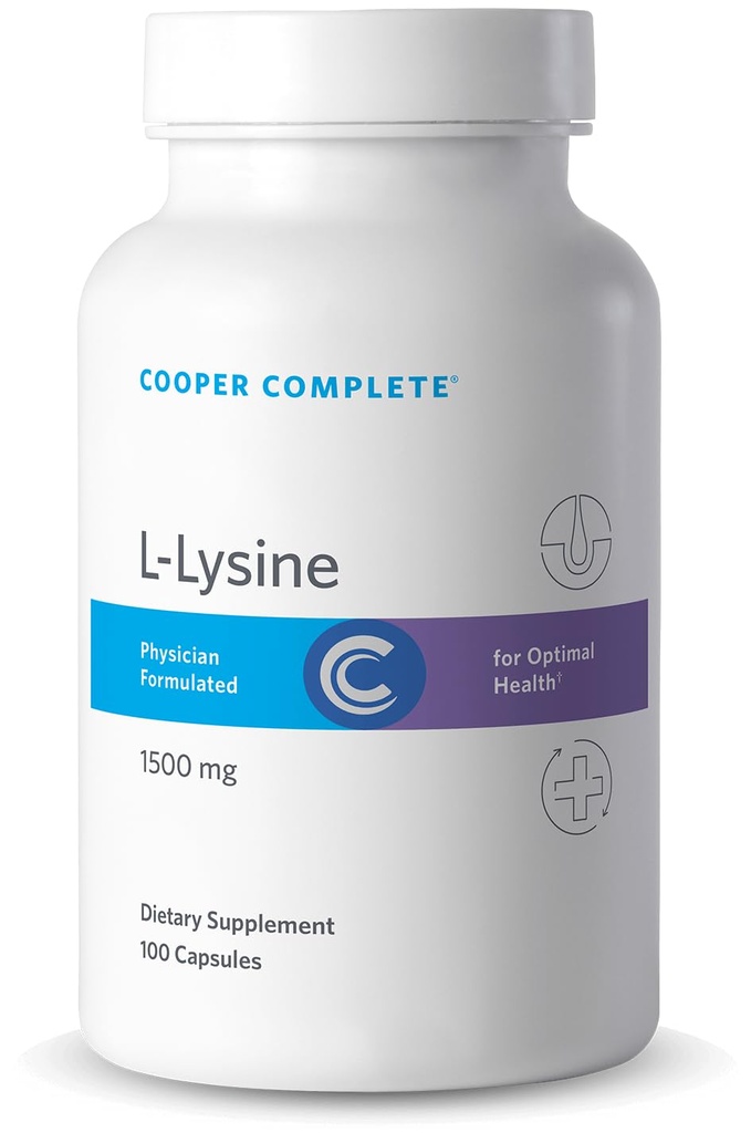 Cooper Complet L-Lysine - Boîte de 1. 100 gélules végétariennes